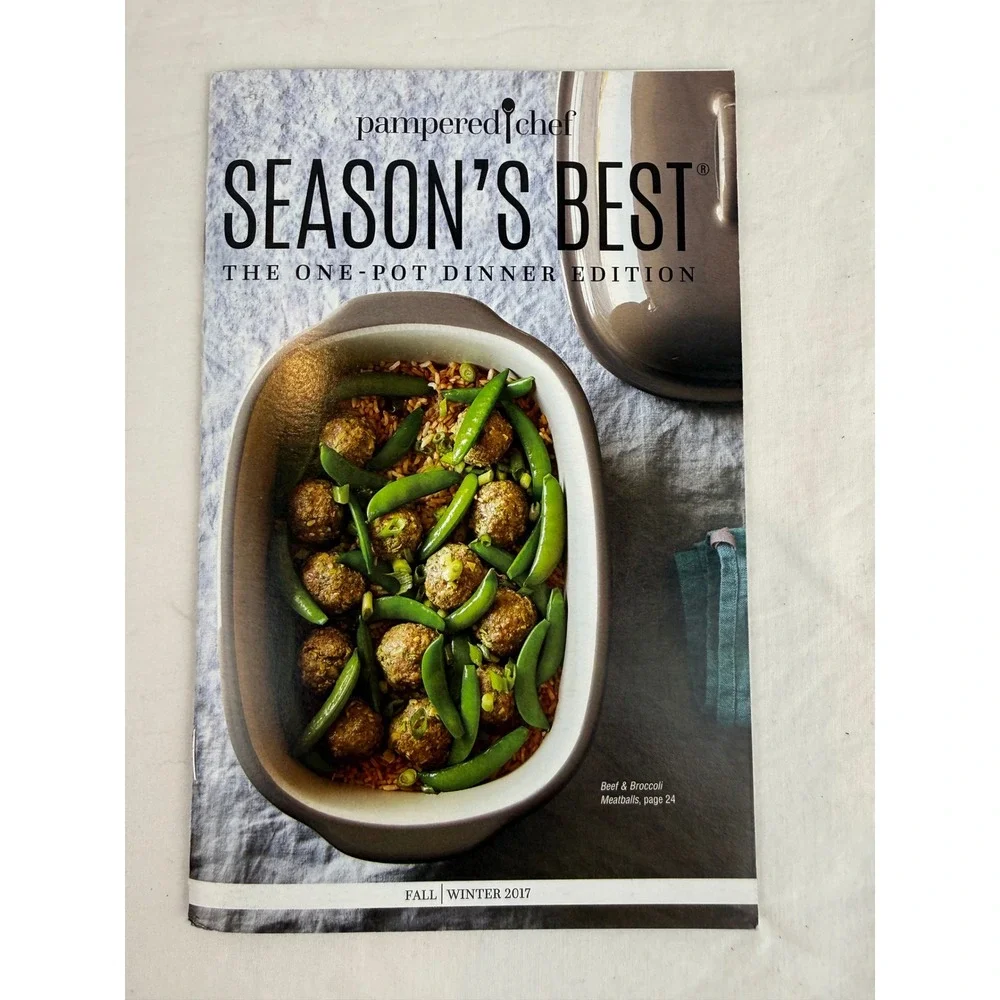 Pampered Chef Seasons Best Recipe‎ Book Lot of 5 2011-2020 Cookbooks Multi-Year